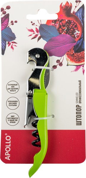 Изображение Штопор для вина Аполло соммельер Аполло к/у, 1 шт