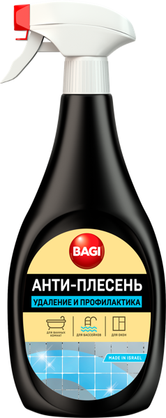 Изображение Средство для сантехники Баги анти-плесень профилактика Баги ЛТД п/у, 500 мл