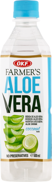 Изображение Напиток негаз сокосодержащий Фармерс алоэ вера кокос ОКФ Корпорейшн п/б, 0,5 л