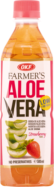 Изображение Напиток негаз сокосодержащий Фармерс алоэ вера клубника ОКФ Корпорейшн п/б, 0,5 л