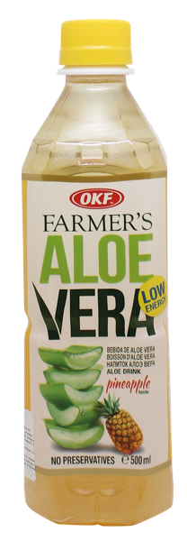 Изображение Напиток сокосодержащий негаз Фармерс алоэ вера ананас ОКФ Корпорейшн п/б, 0,5 л