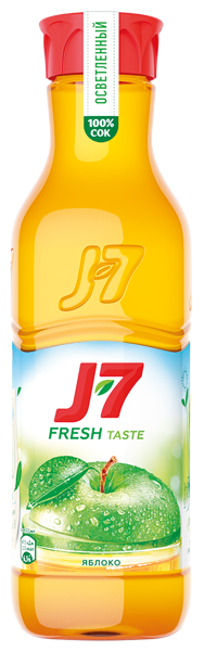 Изображение Сок охлажденный Дж7 яблоко ВБД п/б, 850 мл