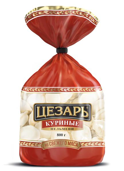 Изображение Пельмени замороженные Цезарь куриные Морозко ООО м/у, 800 г