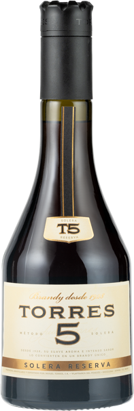 Изображение Бренди 5 лет 38% Торрес 5 солера резерва Мигель Торрес с/б, 0,5 л