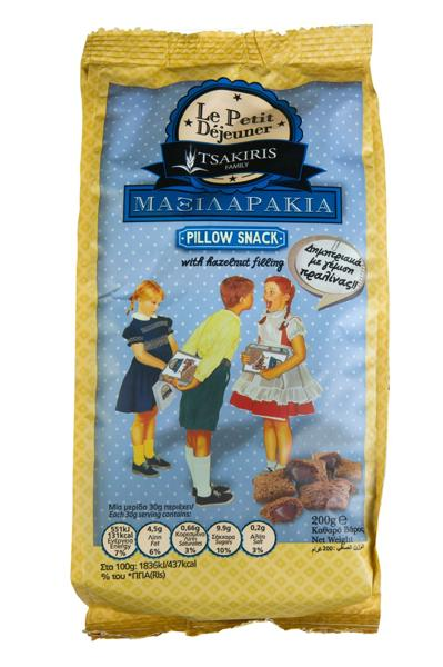 Изображение Готовый завтрак Ле Пети Дежени подушечки с лесным орехом Тсакирис Фэмели м/у, 200 г