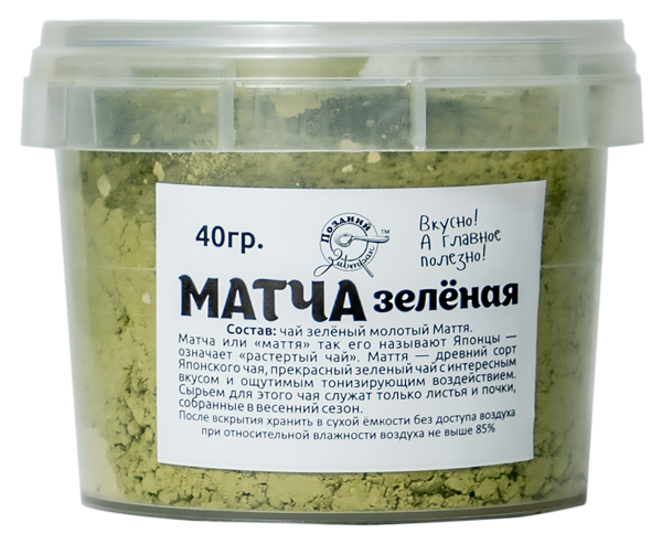 Изображение Чай зеленый Поздний завтрак матча Поздний завтрак п/б, 40 г