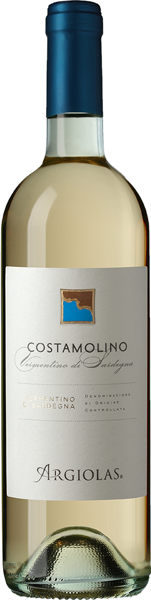 Изображение Вино белое сухое стиль №2 Верментино Сардиния костамолино Арджиолас с/б, 0,75 л