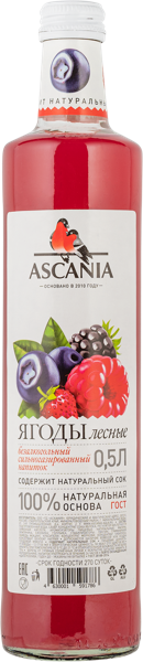 Изображение Напиток газ Аскания лесные ягоды Аскания с/б, 0,5 л