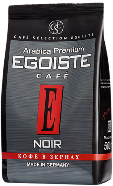 Изображение Кофе в зернах Эгоист нуар Хорсъ КД м/у, 500 г