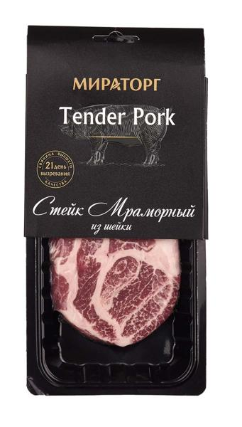 Изображение Мясо свинина охлаждённая Тендер Порк стейк из шеи Мираторг в/у, 280 г