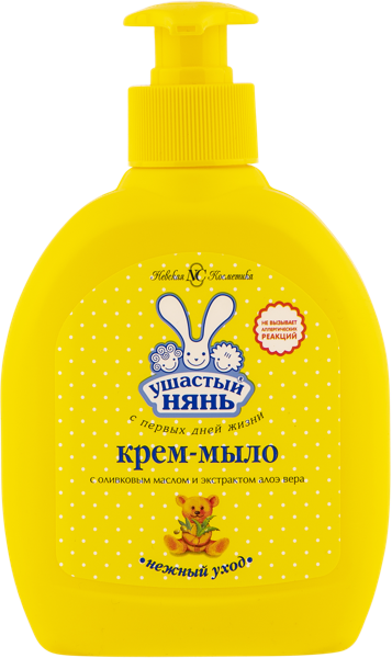 Изображение Мыло жидкое детское Ушастый нянь оливковое масло Невская Косметика п/у, 300 мл
