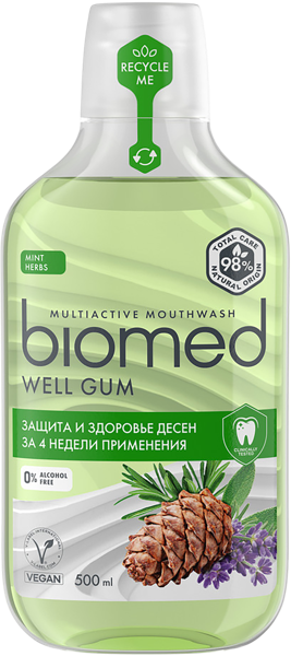 Изображение Ополаскиватель для рта Биомед БИО вел гам комплексный Сплат Косметика п/у, 500 мл