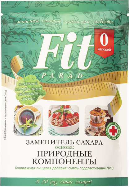 Изображение Заменитель сахара №10 ФитПарад на природных компонентах Питеко м/у, 150 г