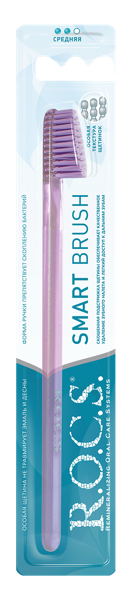 Изображение Зубная щетка средняя Рокс классическая Главкосметика к/у, 1 шт