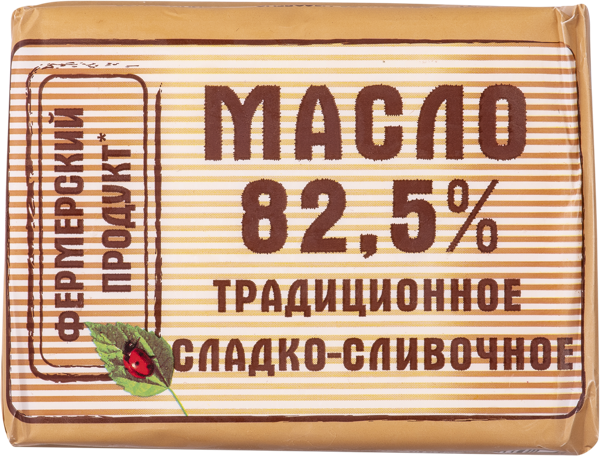 Изображение Масло 82,5% сливочное Фермерский продукт КубаньРус-Молоко м/у, 200 г