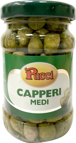 Изображение Каперсы в уксусе Пуччи медиум Пуччи СРЛ с/б, 100 г