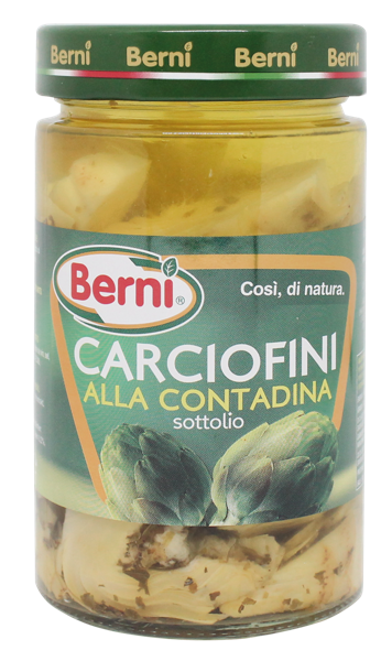 Изображение Артишоки в подсолнечном масле Берни с травами Пуччи СРЛ с/б, 285 г
