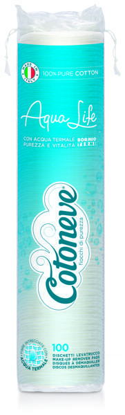 Изображение Ватные диски круглые Котонев аква 100% хлопок Сисма м/у, 100 шт