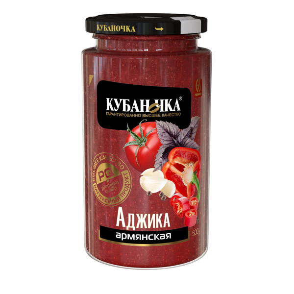 Изображение Аджика Кубаночка армянская Гранд Стар с/б, 500 г