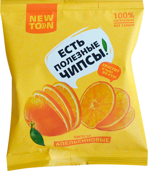 Изображение Чипсы фруктовые Ньютон апельсин Машбери Гурмэ м/у, 25 г