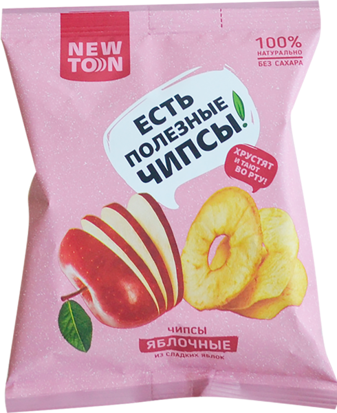 Изображение Чипсы фруктовые Ньютон яблоко сладкое Машбери Гурмэ м/у, 25 г
