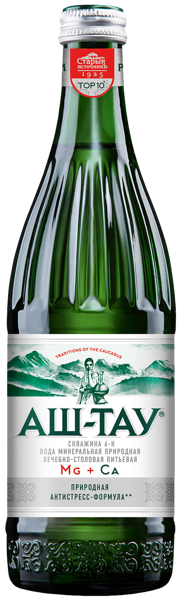 Изображение Мин вода газ рН7,3 Аш-Тау лечебно-столовая Старый Источник ВК с/б, 0,5 л