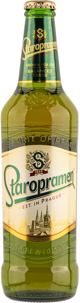 Изображение Пиво Лагер 5% светлое Старопрамен импорт Старопрамен с/б, 0,5 л