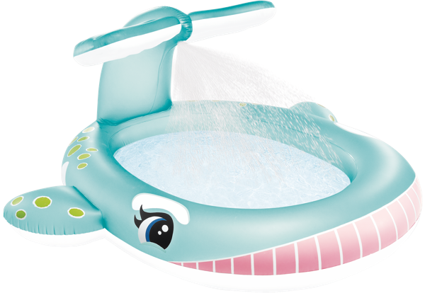 Изображение Бассейн 201*196*91см надувной Интекс кит с разбрызгивателем Интекс к/у, 1 шт