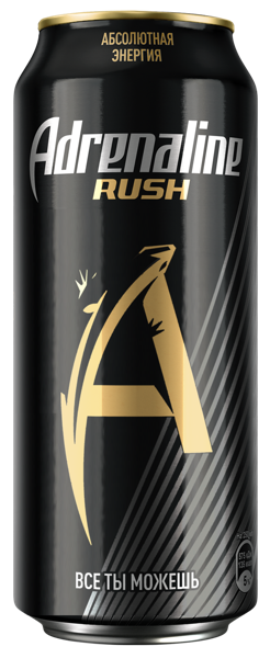 Изображение Напиток Энергетический Адреналин Раш Пепсико ж/б, 0,449 л
