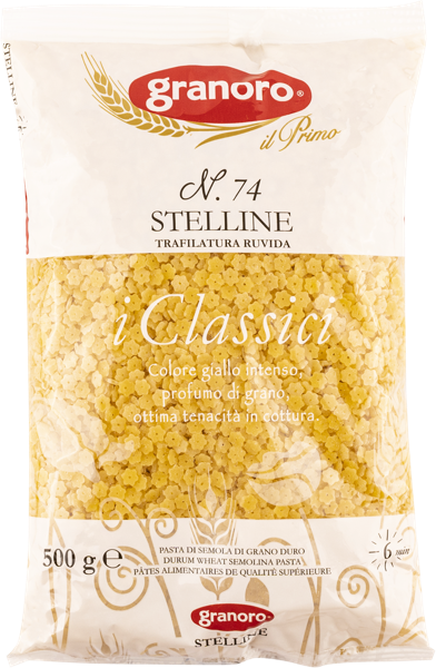 Изображение Макароны из твердых сортов Граноро из Апулии стеллине для супа Аттилио м/у, 500 г