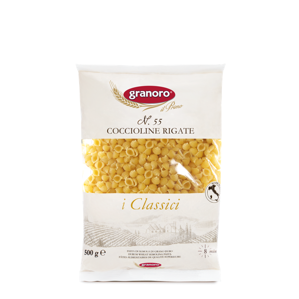 Изображение Макароны из твердых сортов Граноро из Апулии очолине ригати для супа Аттилио м/у, 500 г