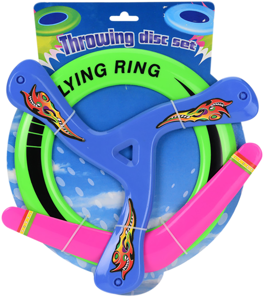 Изображение Набор метательный Купман бумеранг и 2 кольца Купман Интернэшнл к/у, 1 шт