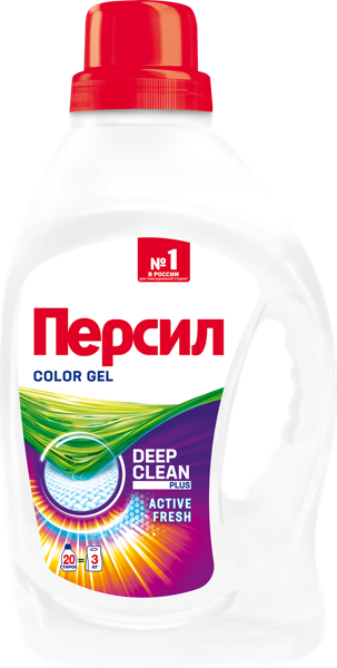 Изображение Средство для стирки жидкое Персил дип клин цветное белье Хенкель п/у, 1,3 л