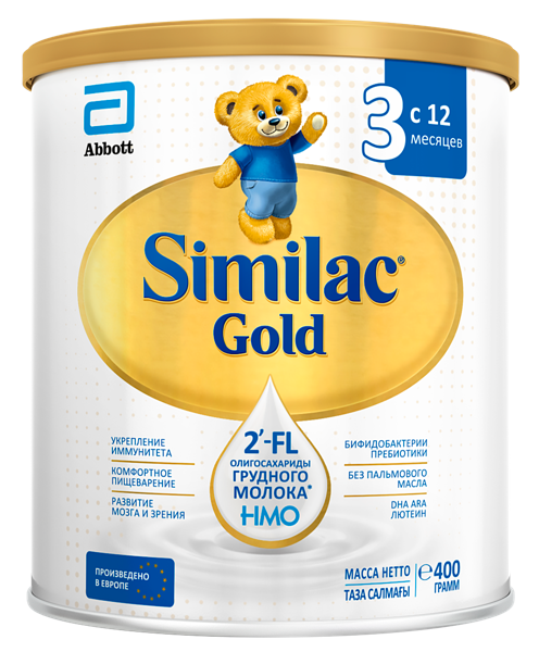 Изображение Смесь с 12 мес Симилак Голд 3 Эббот Иреланд ж/б, 400 г