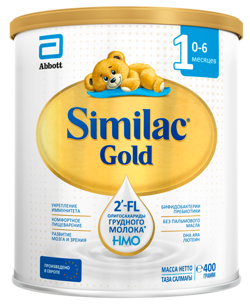 Изображение Смесь с рождения Симилак Голд 1 Эббот Иреланд ж/б, 400 г