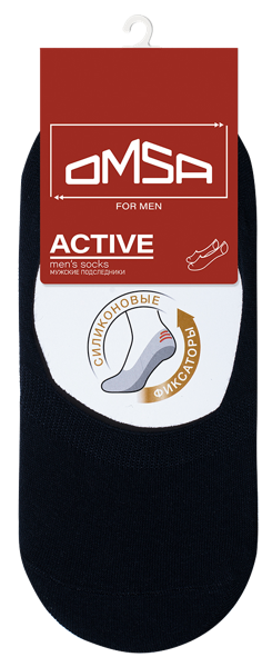 Изображение Подследники мужские размер 39-41 Омса актив 101 блу Омса к/у, 1 пара