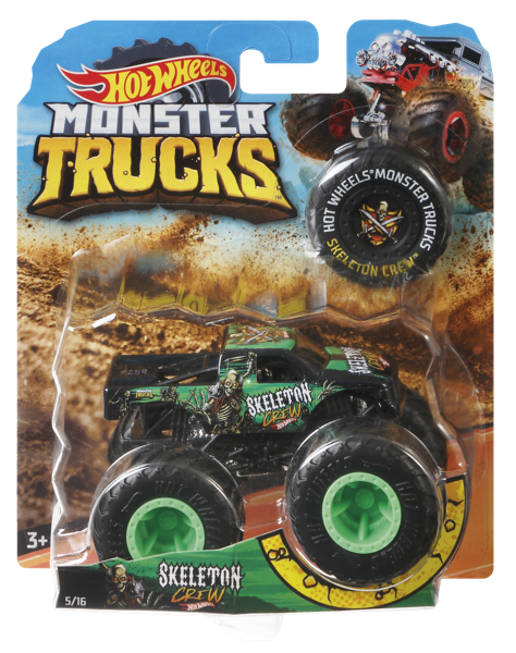 Изображение Машина 1:64 базовая Хот вилс монстр трак Маттэл к/у, 1 шт