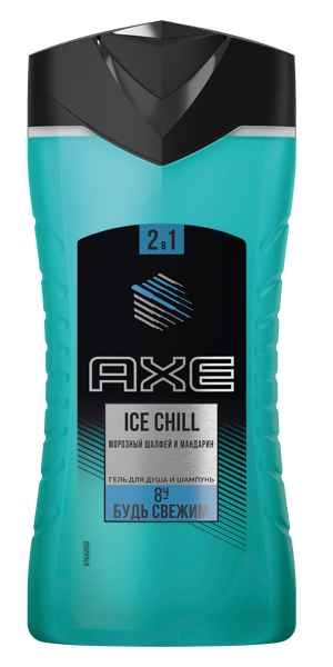 Изображение Гель для душа мужской 2в1 Акс айс чилл Юнилевер п/у, 250 мл