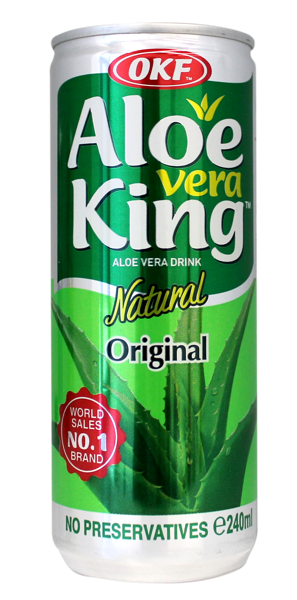 Изображение Напиток негаз сокосодержащий Алоэ Кинг негаз ОКФ Корпорейшн ж/б, 0,24 л