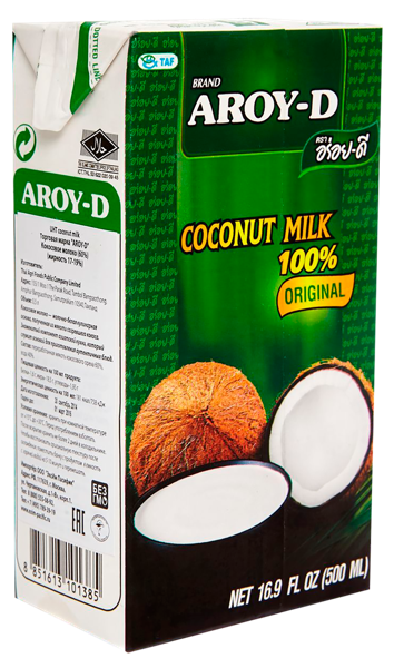Изображение Молоко кокосовое Арой-д 17-19% Тай Агри Фудс т/п, 250 мл