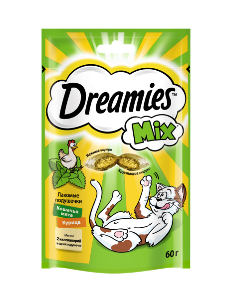 Изображение Лакомство для кошек Дримис курица мята Марс м/у, 60 г