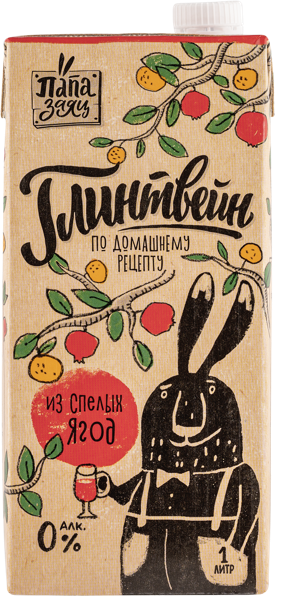 Изображение Напиток безалкогольный Папа Заяц глинтвейн Кубснаб т/п, 1 л