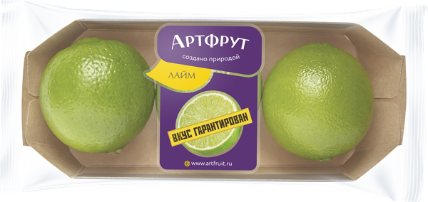 Изображение Фрукт Артфрут лайм  лоток, 3 шт