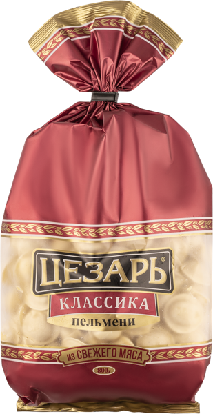 Изображение Пельмени замороженные Цезарь Классические говядина свинина Морозко ООО м/у, 800 г