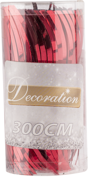 Изображение Мишура 3м Купман красная Купман Интернэшнл п/у, 1 шт