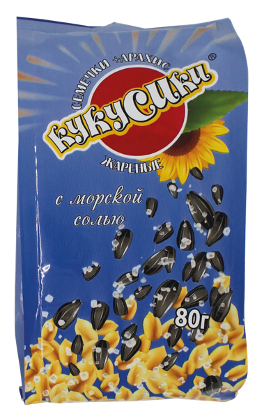 Изображение Ассорти жареные Кукусики семена подсолнечн арахис Си Плюс м/у, 80 г