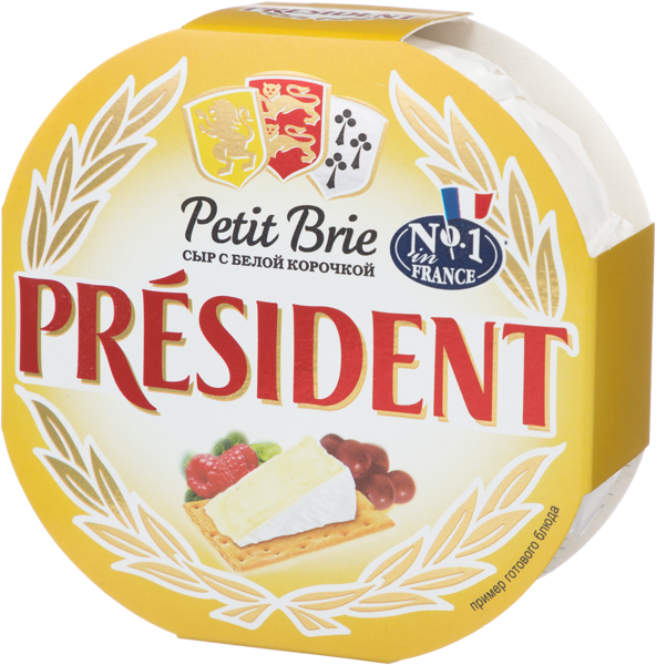 Изображение Сыр 60% Президент петит бри Лакталис м/у, 125 г