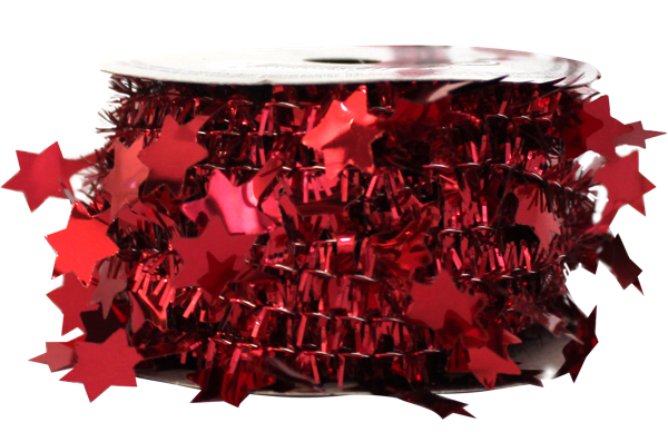 Изображение Мишура 5м*2,5см Купман красная Купман Интернэшнл п/у, 1 шт