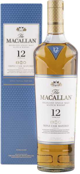 Изображение Виски односолодовый Макаллан трипл каск спейсайд 12 ле Макаллан п/у, 0,7 л