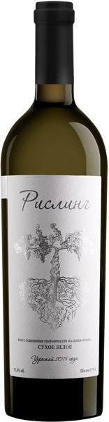 Изображение Вино белое сухое стиль №1 Рислинг ЗГУ гунько ГунькоВВ с/б, 0,75 л